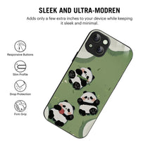 Bornstud Playful Panda Printed Case for iPhone 15