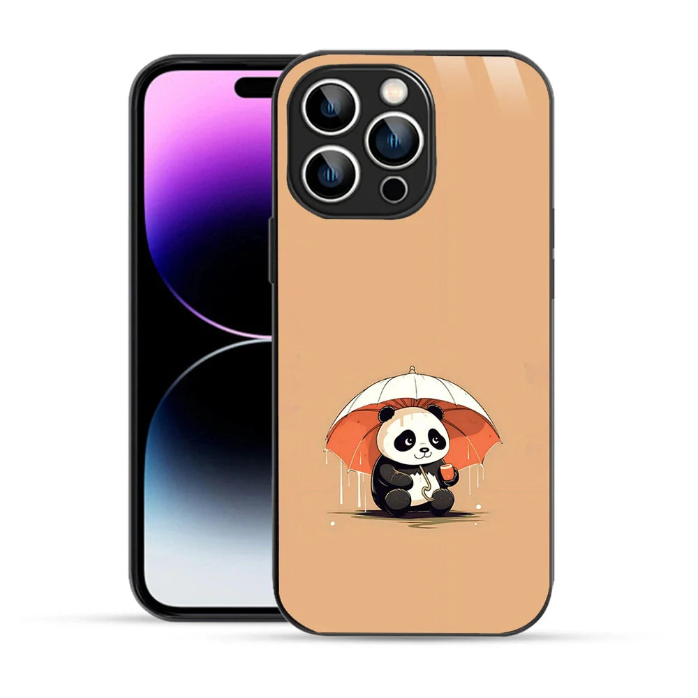 Bornstud Cozy Panda Printed Case for iPhone 14 Pro