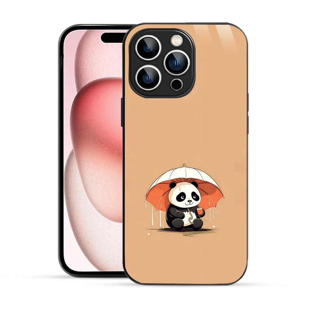 Bornstud Cozy Panda Printed Case for iPhone 15 Pro Max