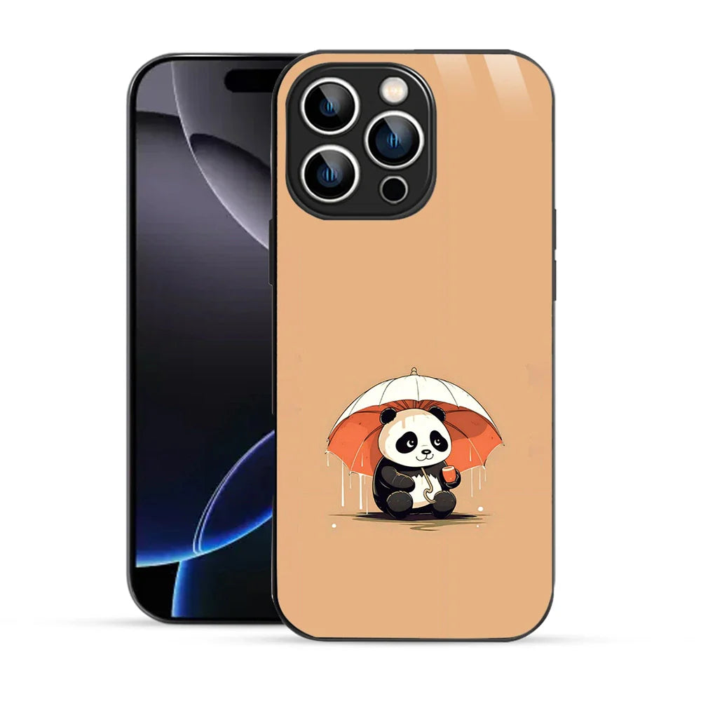 Bornstud Cozy Panda Printed Case for iPhone 16 Pro