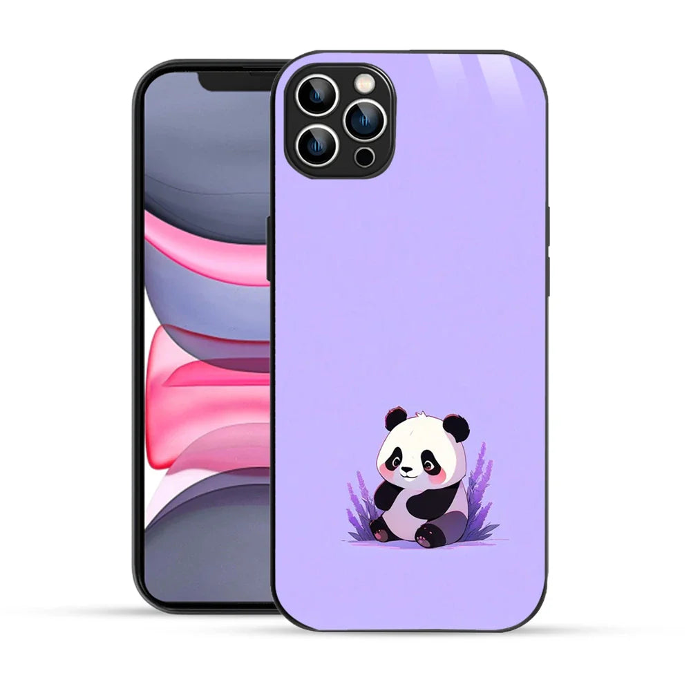 Bornstud Cute Panda Printed Case for iPhone 12 Pro