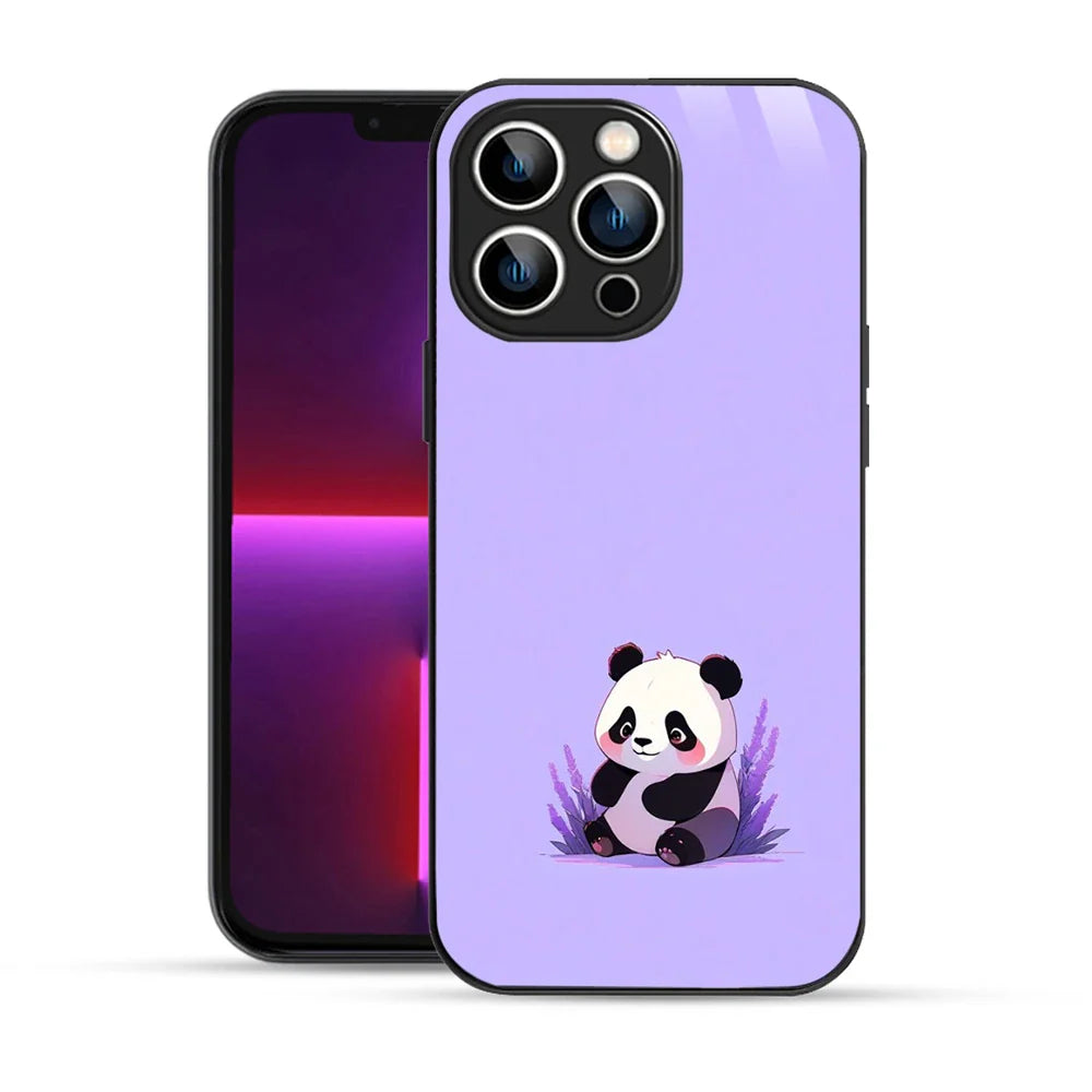 Bornstud Cute Panda Printed Case for iPhone 13 Pro