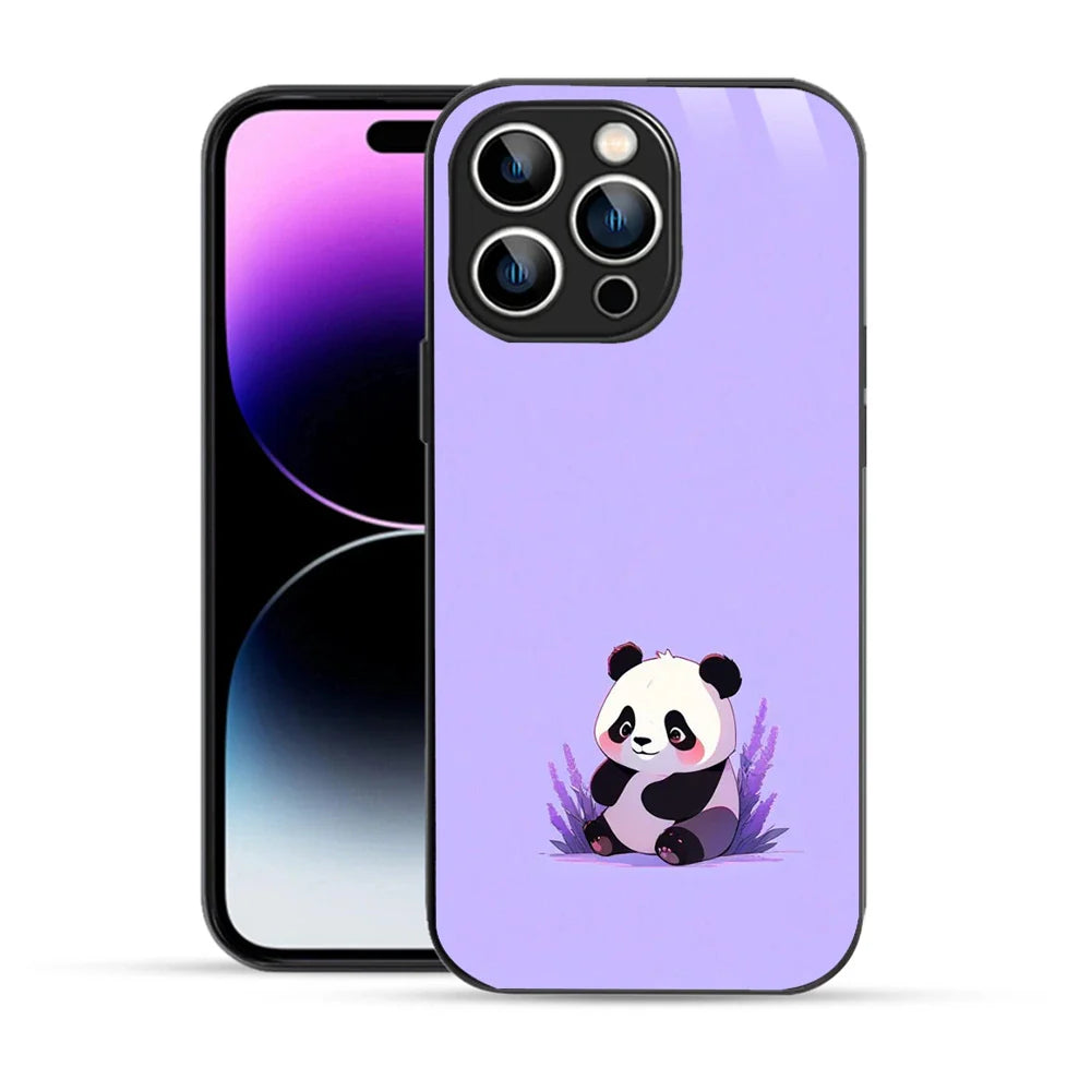 Bornstud Cute Panda Printed Case for iPhone 14 Pro Max