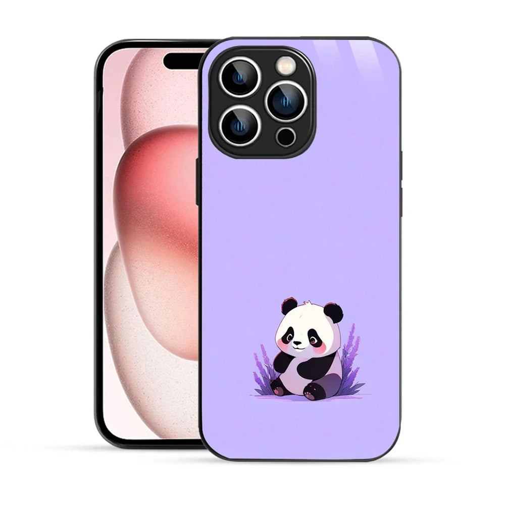 Bornstud Cute Panda Printed Case for iPhone 15 Pro