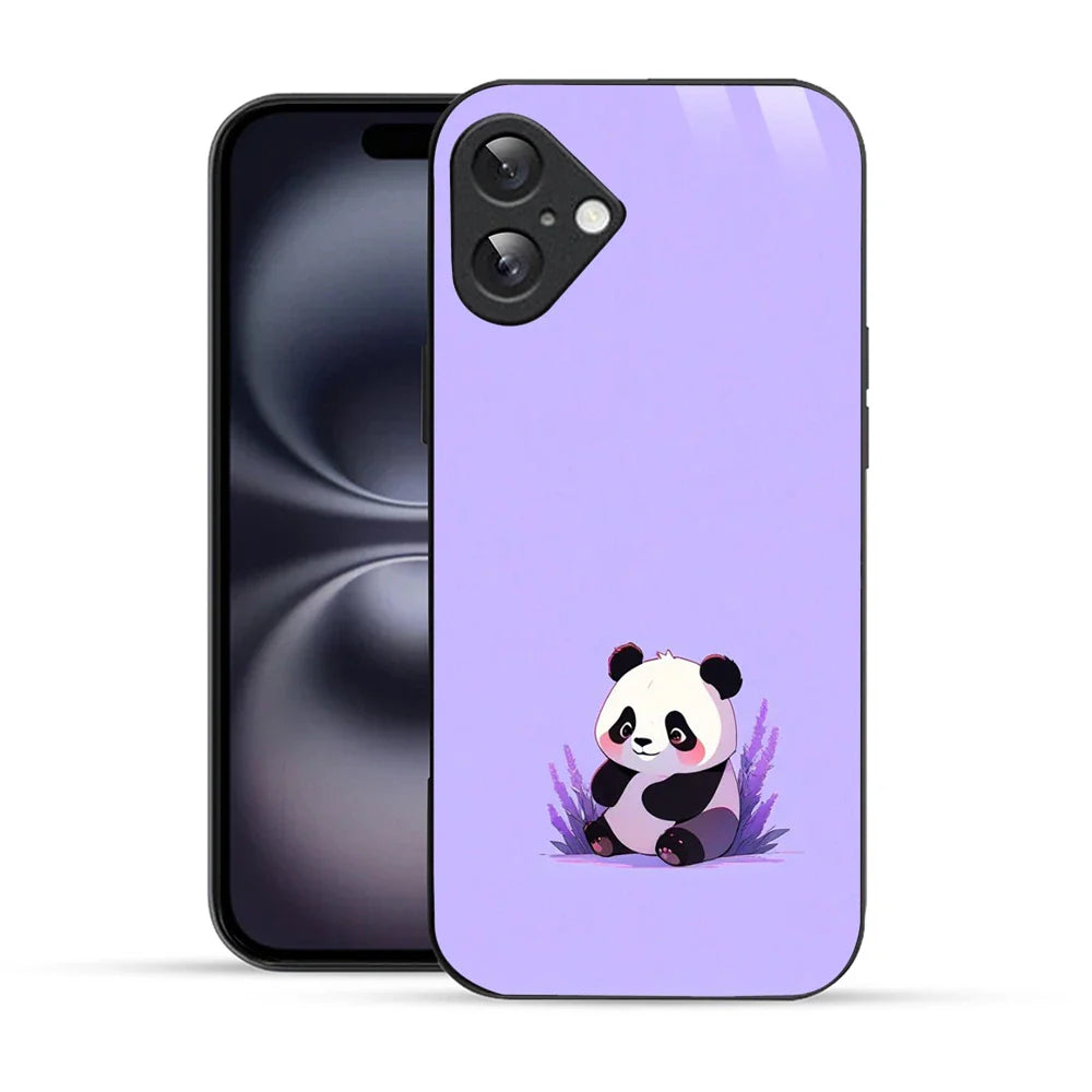 Bornstud Cute Panda Printed Case for iPhone 16