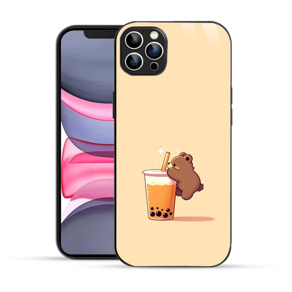 Bornstud Boba Bear Printed Case for iPhone 12 Pro