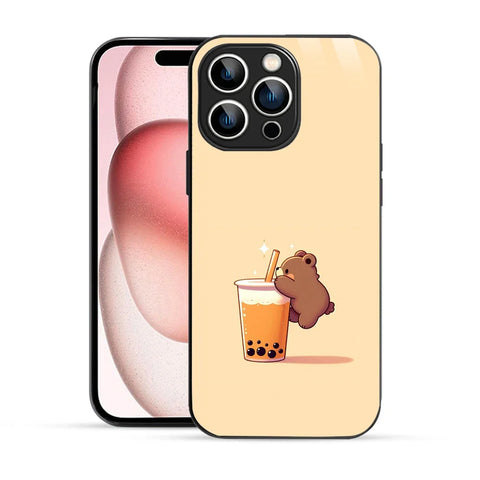 Bornstud Boba Bear Printed Case for iPhone 15 Pro Max