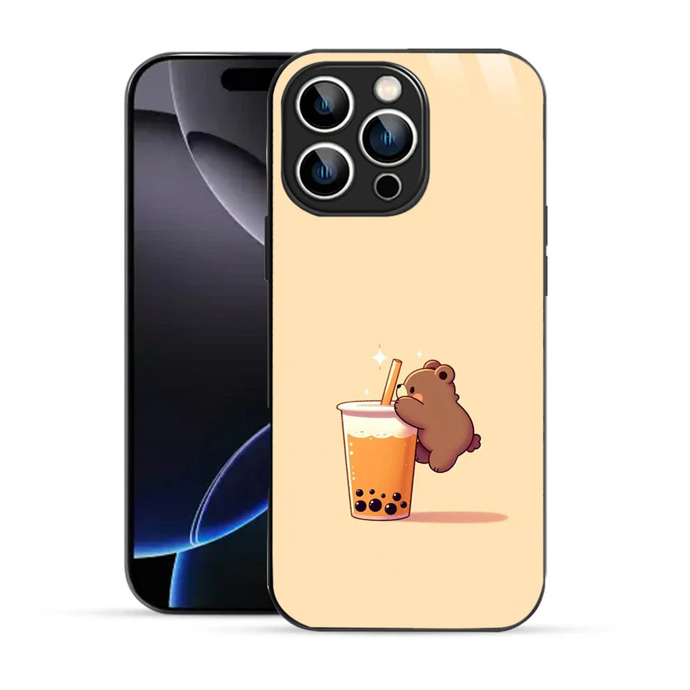 Bornstud Boba Bear Printed Case for iPhone 16 Pro