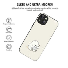 Bornstud Cute Bear Doodle Printed Case for iPhone 13