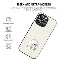 Bornstud Cute Bear Doodle Printed Case for iPhone 13 Pro
