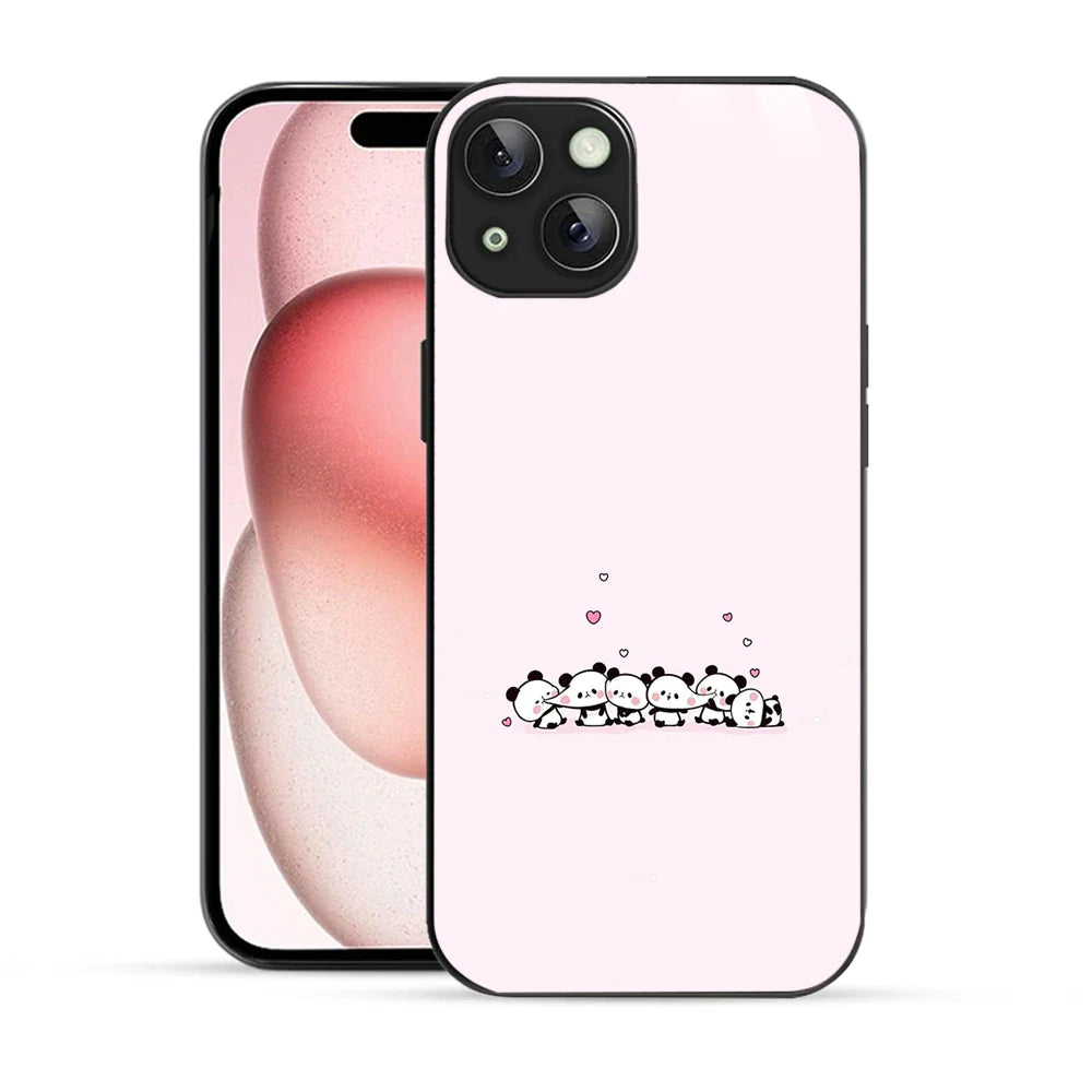Bornstud Cute Panda Love Printed Case for iPhone 15 Plus