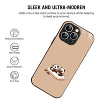 Bornstud Panda Chocolate Printed Case for iPhone 13 Pro Max