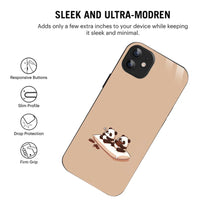 Bornstud Panda Chocolate Printed Case for iPhone 11