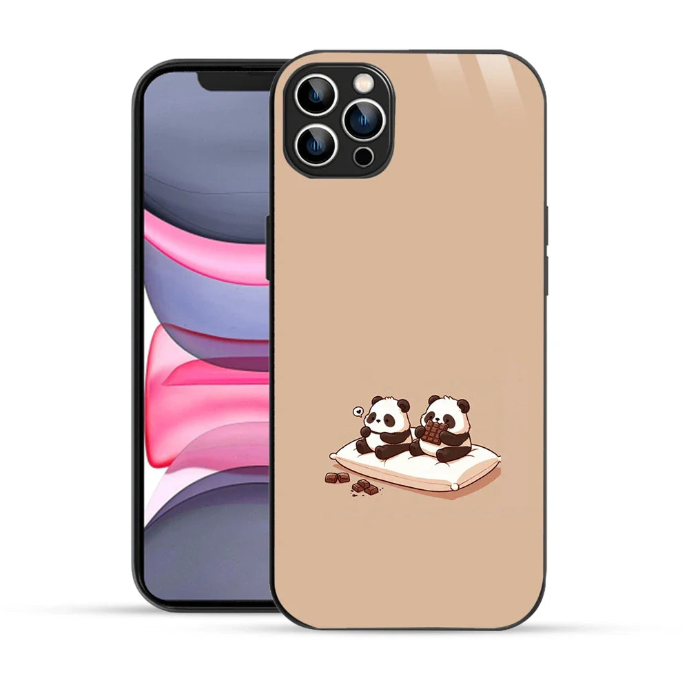 Bornstud Panda Chocolate Printed Case for iPhone 11 Pro