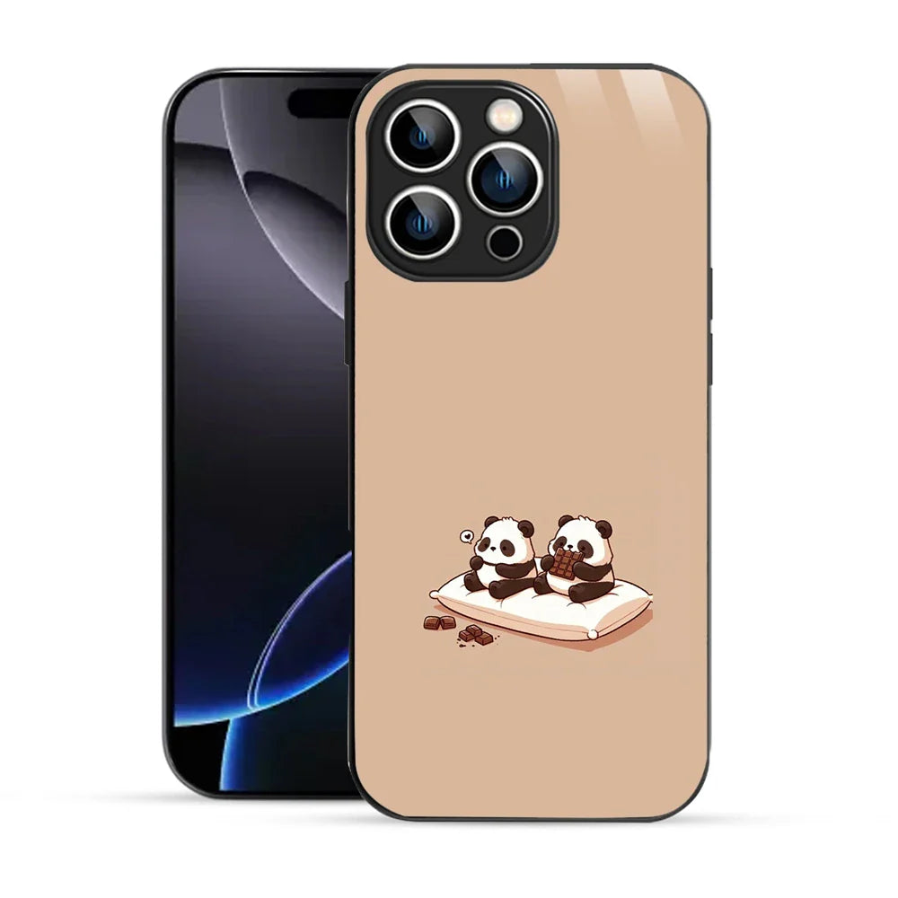Bornstud Panda Chocolate Printed Case