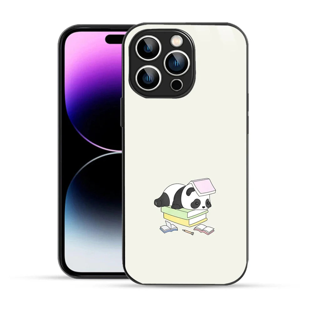 Bornstud Panda Study Printed Case for iPhone 14 Pro Max