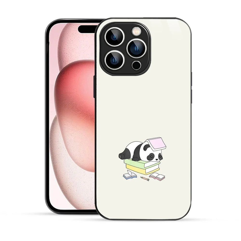 Bornstud Panda Study Printed Case for iPhone 15 Pro Max