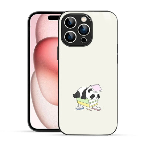 Bornstud Panda Study Printed Case for iPhone 15 Pro Max