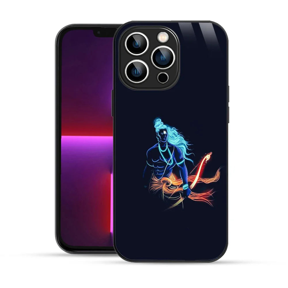 Bornstud Neon Shri Warrior Printed Case for iPhone 13 Pro