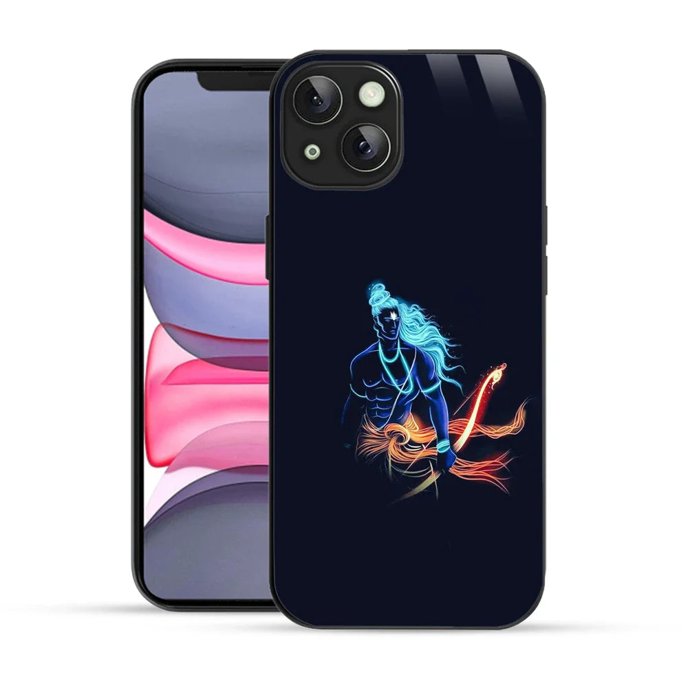 Bornstud Neon Shri Warrior Printed Case for iPhone 14 Plus