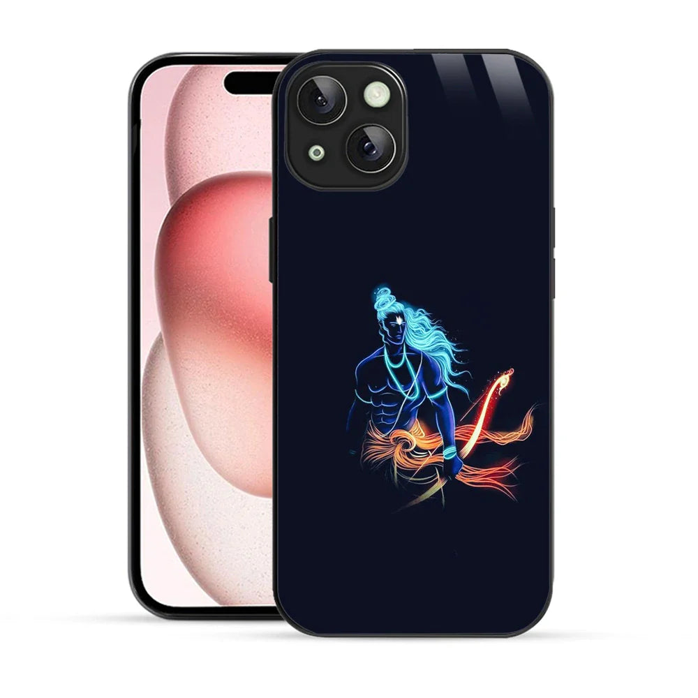 Bornstud Neon Shri Warrior Printed Case for iPhone 15