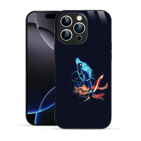 Bornstud Neon Shri Warrior Printed Case for iPhone 16 Pro Max