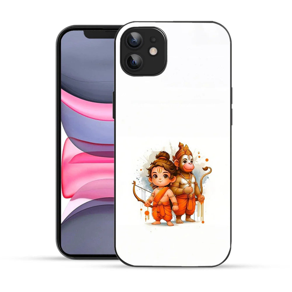 Bornstud Bal Ram & Hanuman Printed Case for iPhone 12