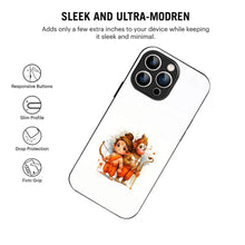 Bornstud Bal Ram & Hanuman Printed Case for iPhone 16 Pro
