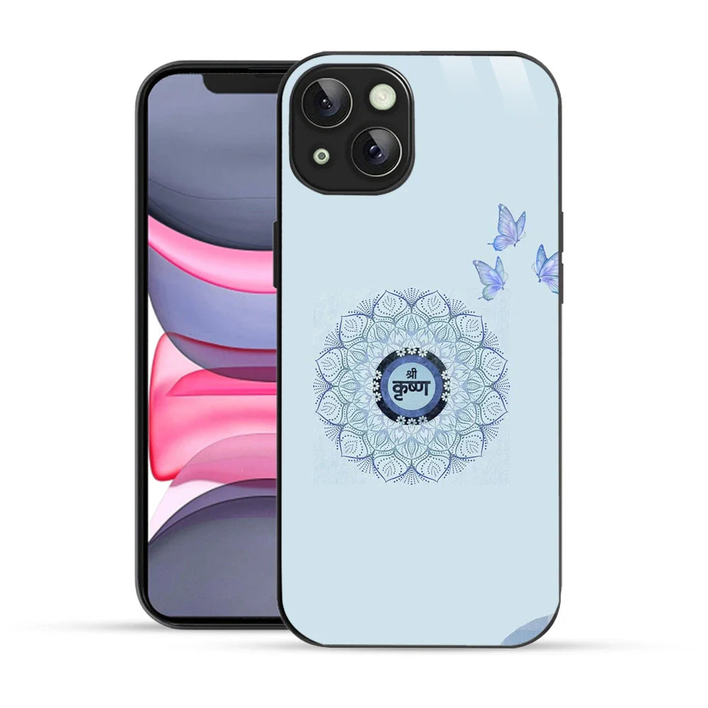 Bornstud Shri Krishna Mandala Printed Case for iPhone 13