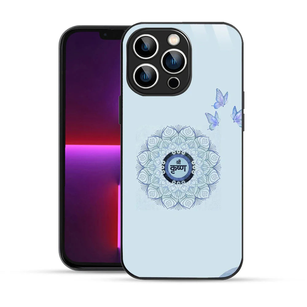 Bornstud Shri Krishna Mandala Printed Case for iPhone 13 Pro