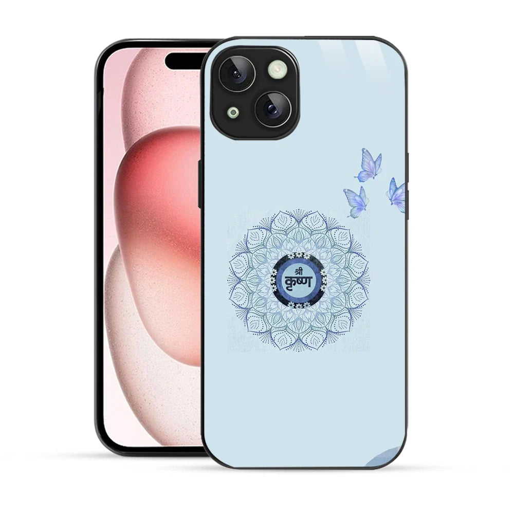 Bornstud Shri Krishna Mandala Printed Case for iPhone 15