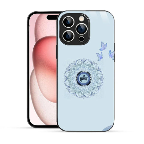 Bornstud Shri Krishna Mandala Printed Case for iPhone 15 Pro
