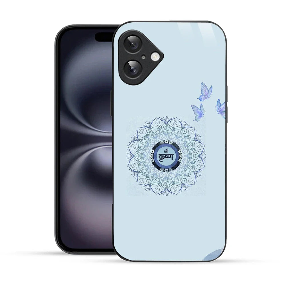 Bornstud Shri Krishna Mandala Printed Case for iPhone 16