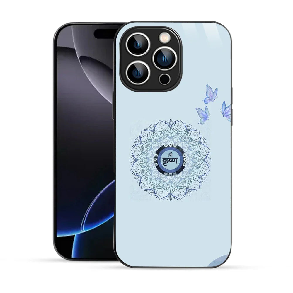 Bornstud Shri Krishna Mandala Printed Case for iPhone 16 Pro Max