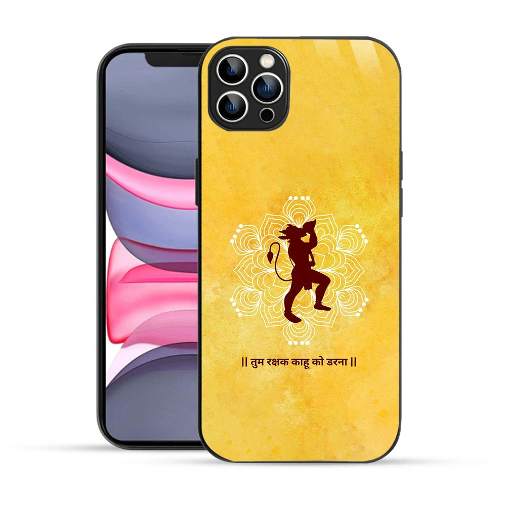 Bornstud Shri Hanuman Printed Case for iPhone 12 Pro