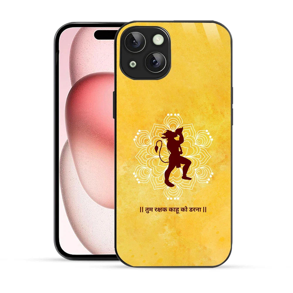 Bornstud Shri Hanuman Printed Case for iPhone 15