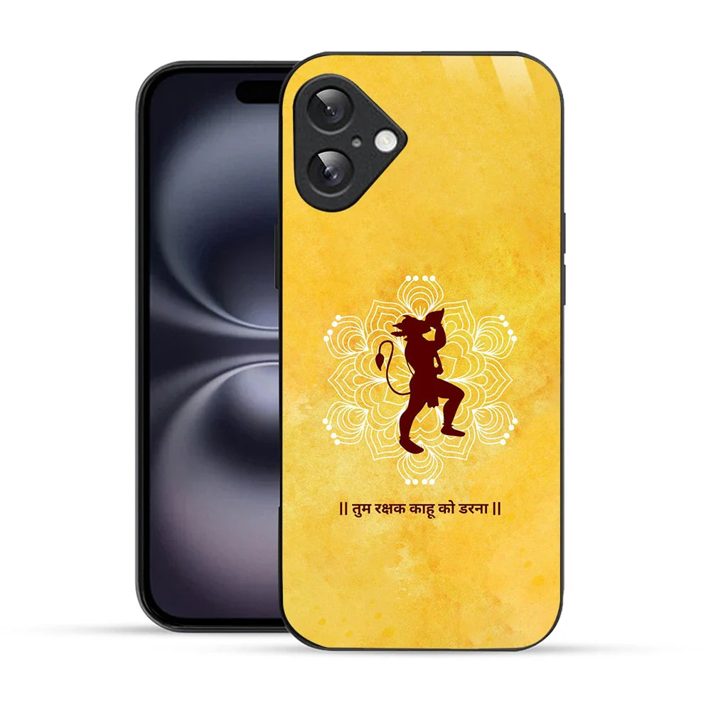 Bornstud Shri Hanuman Printed Case for iPhone 16 Plus