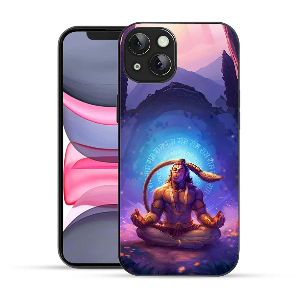 Bornstud Divine Shri Hanuman Printed Case for iPhone 13