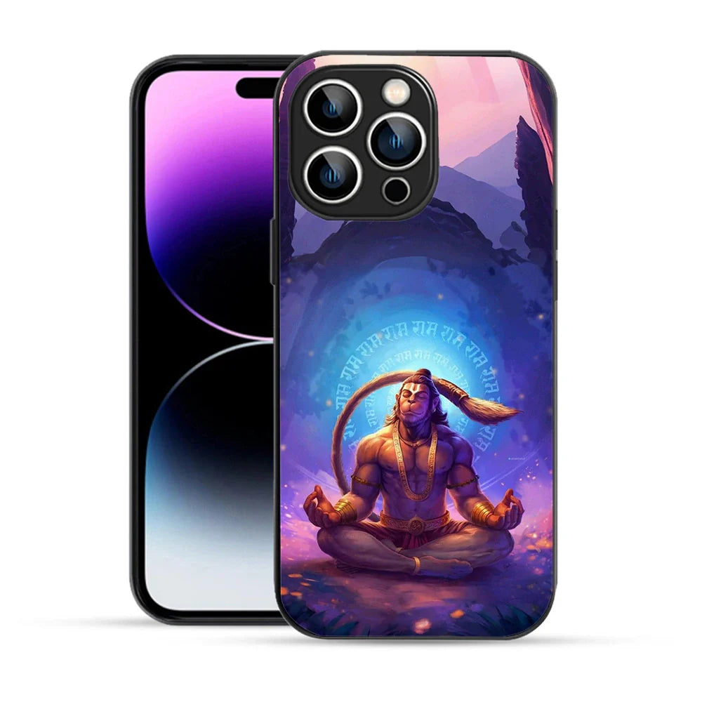 Bornstud Divine Shri Hanuman Printed Case for iPhone 14 Pro