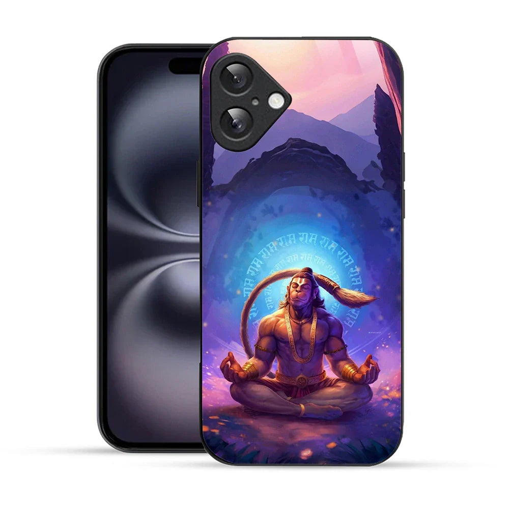 Bornstud Divine Shri Hanuman Printed Case for iPhone 16