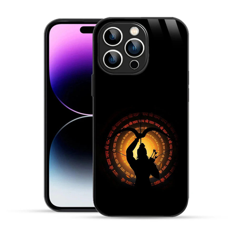 Bornstud Radiant Shri Ram Printed Case for iPhone 14 Pro Max