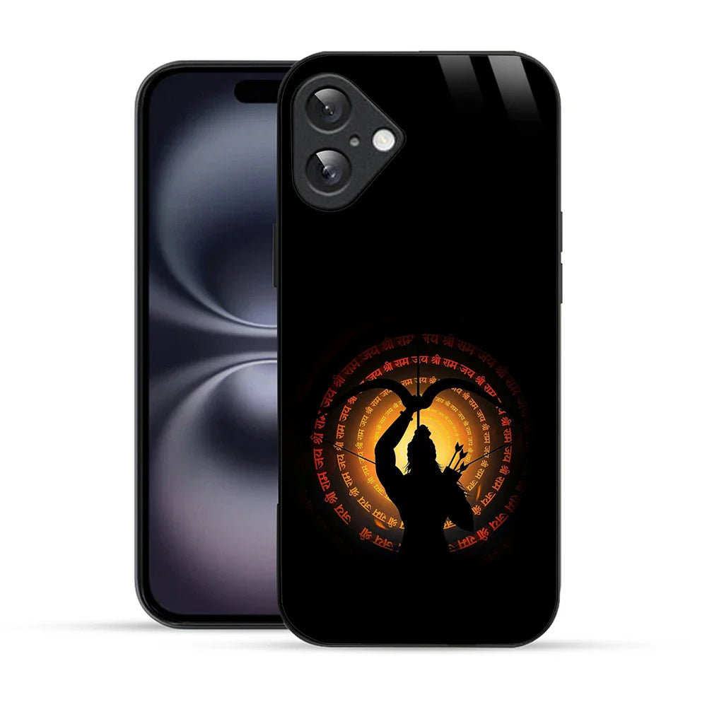 Bornstud Radiant Shri Ram Printed Case for iPhone 16