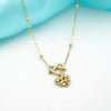 Intricate Love Knot & Woven Heart Satellite Necklace