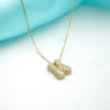 Diamond Bubble Letter "N" Pendant Necklace