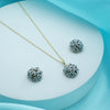 Bloomette Floral Necklace & Stud Earrings Set