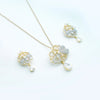 Aurelia Bloom Necklace & Earrings Set