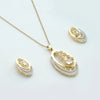 Graceful Ballerina Necklace and Earrings Set