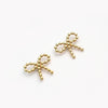 Minimal Bow Stud Earrings