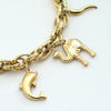 Statement Gold Charm Bracelet – Adjustable Chain Jewelry