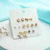 Everyday Essential Stud Earrings – Floral & Pearl Mix